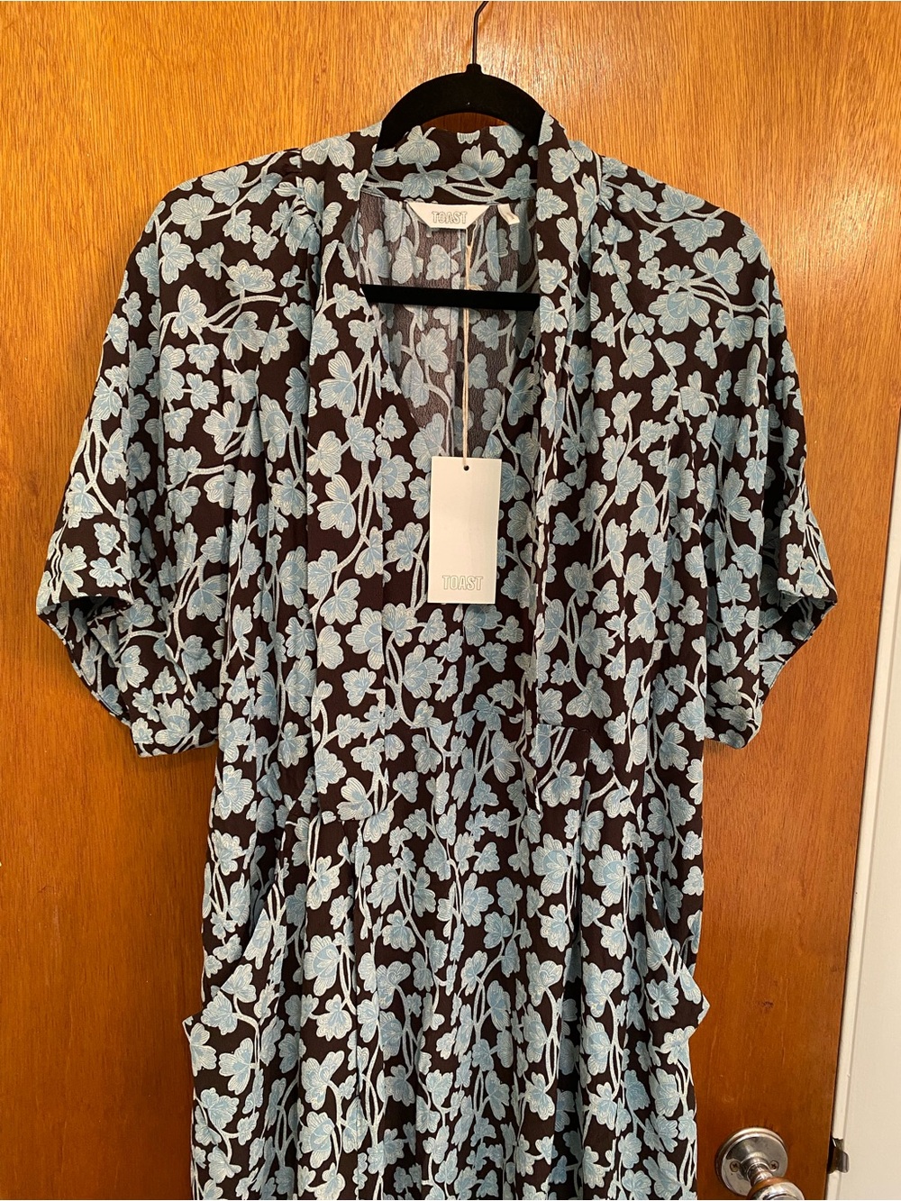 TOAST Bryn Tie Neck Dress XL - Picture 2 of 8
